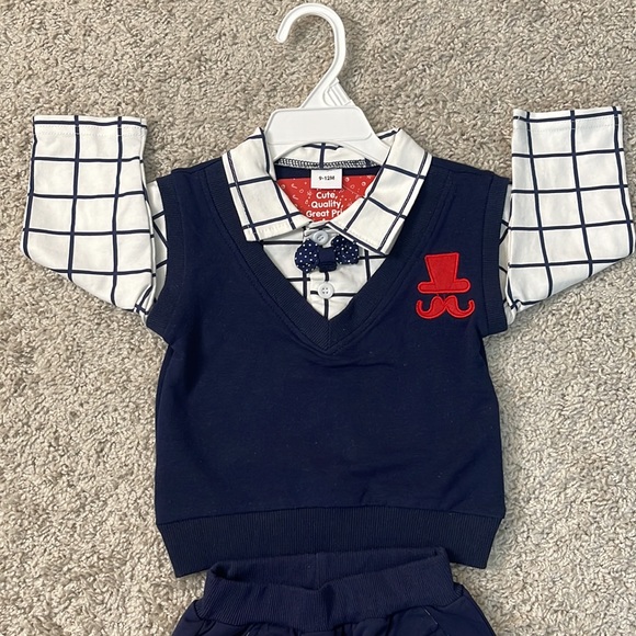 Pat Pat Baby Boy’s Matching Top & Jogger Pants Set *Host Pick 01.08.2025* - Picture 7 of 12
